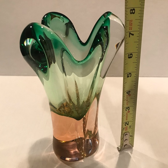 Vintage Czech Art Glass Vase by Josef Hospodka for Chribskà Glassworks 8… - Picture 7 of 7